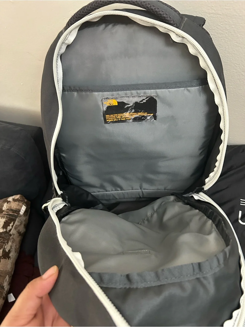 The North Face jester bag pack
